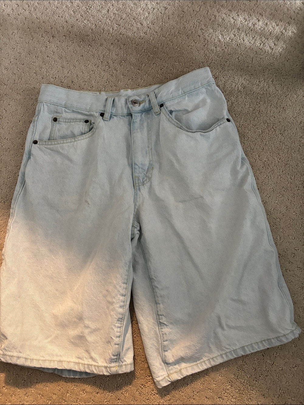 Zara Light Wash Men's Denim Shorts